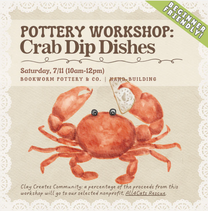 Pottery Workshop: Crab Dip Dishes
