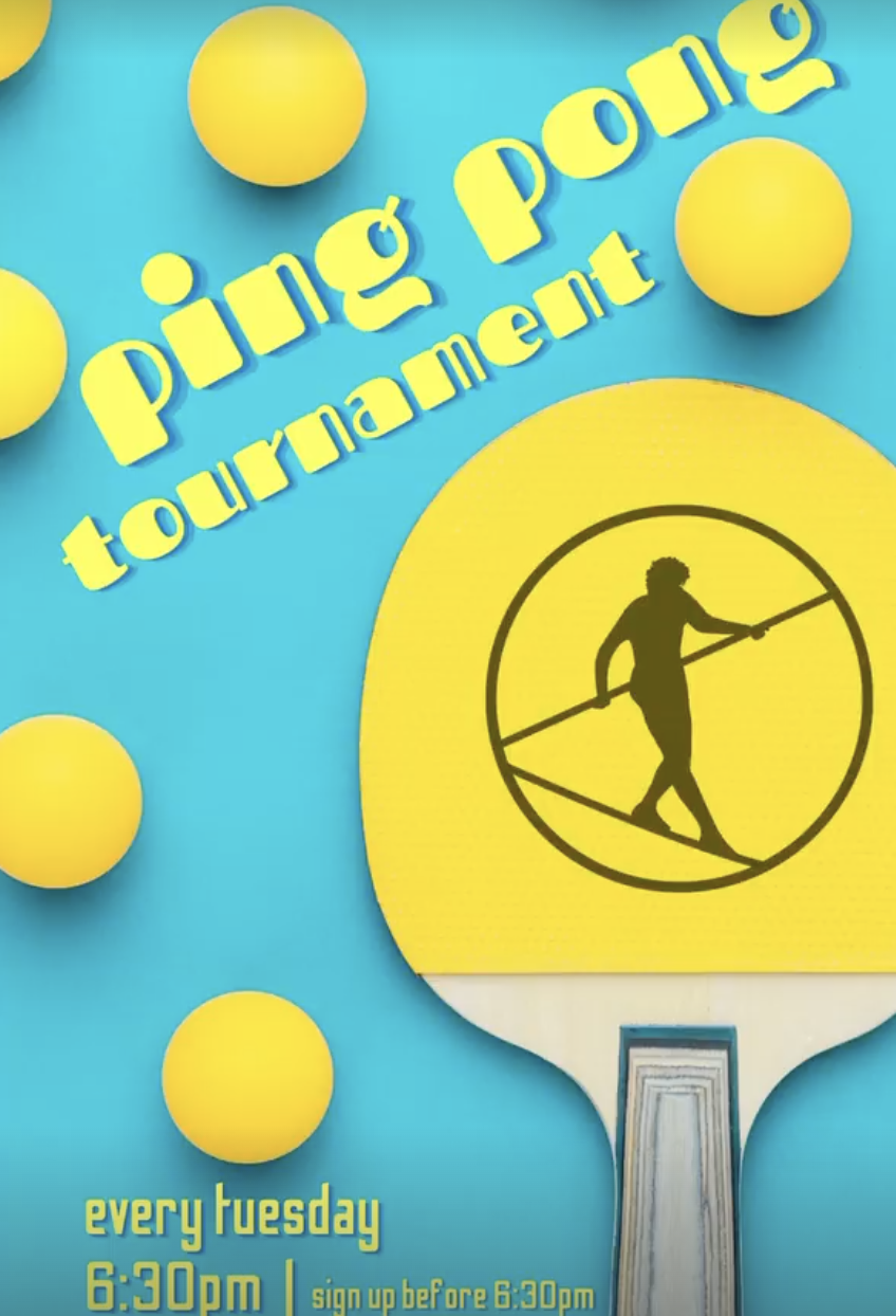 Weekly Ping Pong Tournament