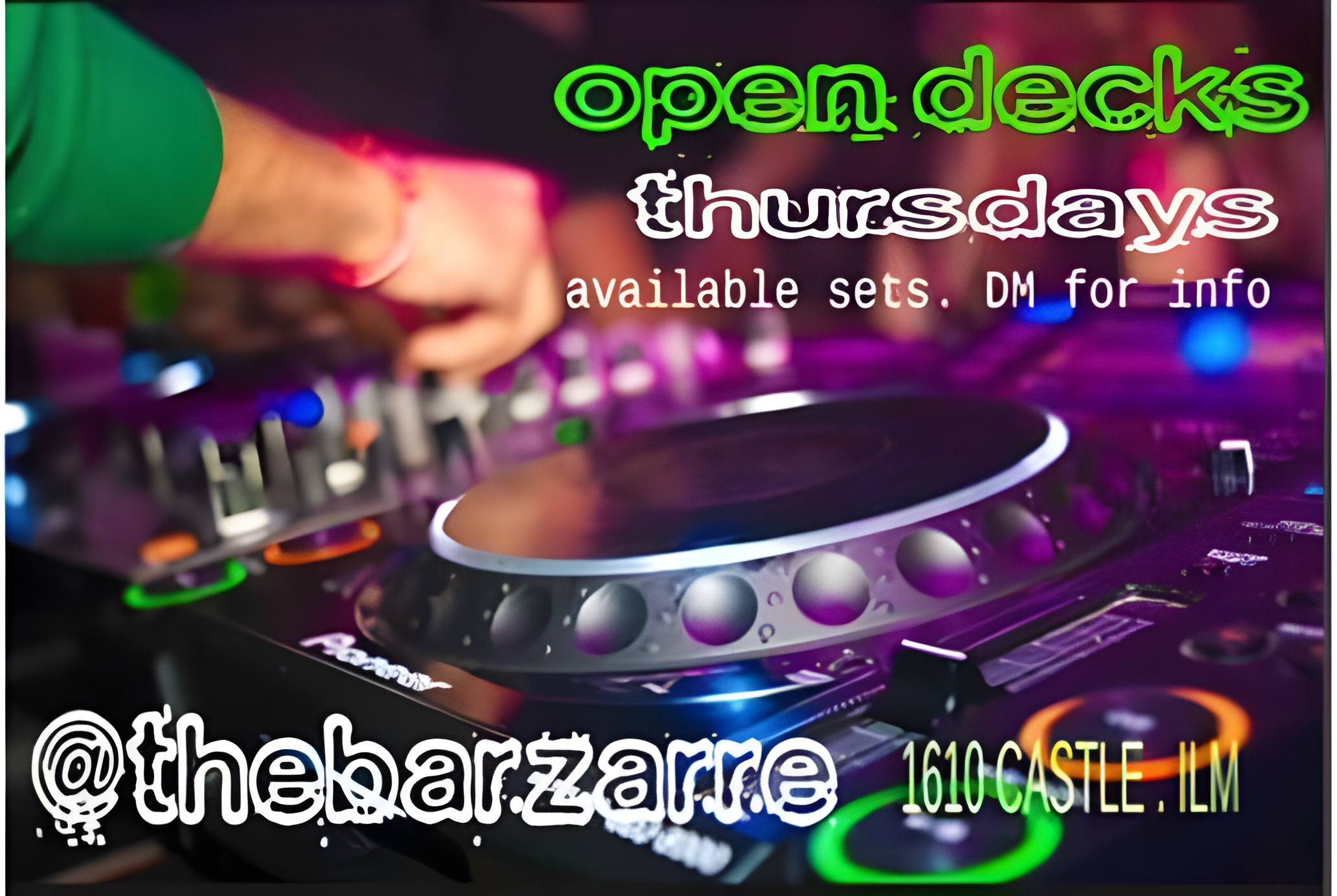 Thursday Open DJ Decks & Circus Social