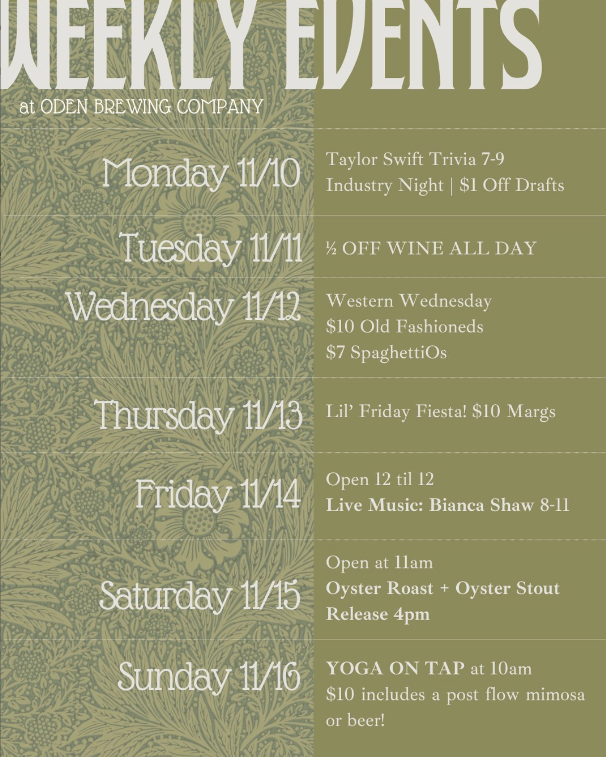 Live Music: Bianca Shaw