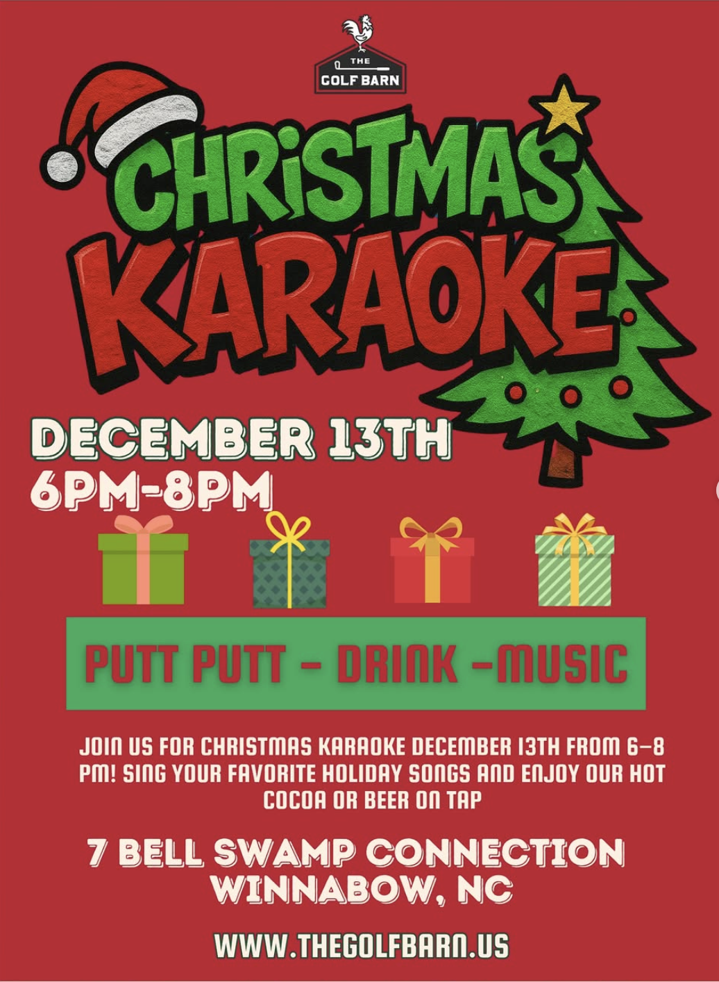 Christmas Karaoke & Put Put 