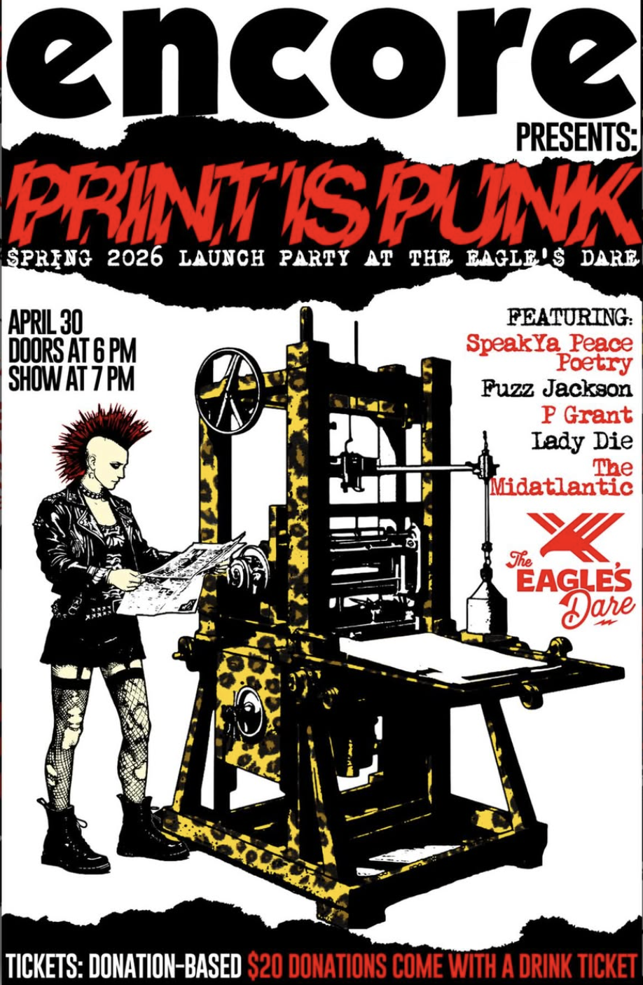 Print is Punk: Spring Launch Party