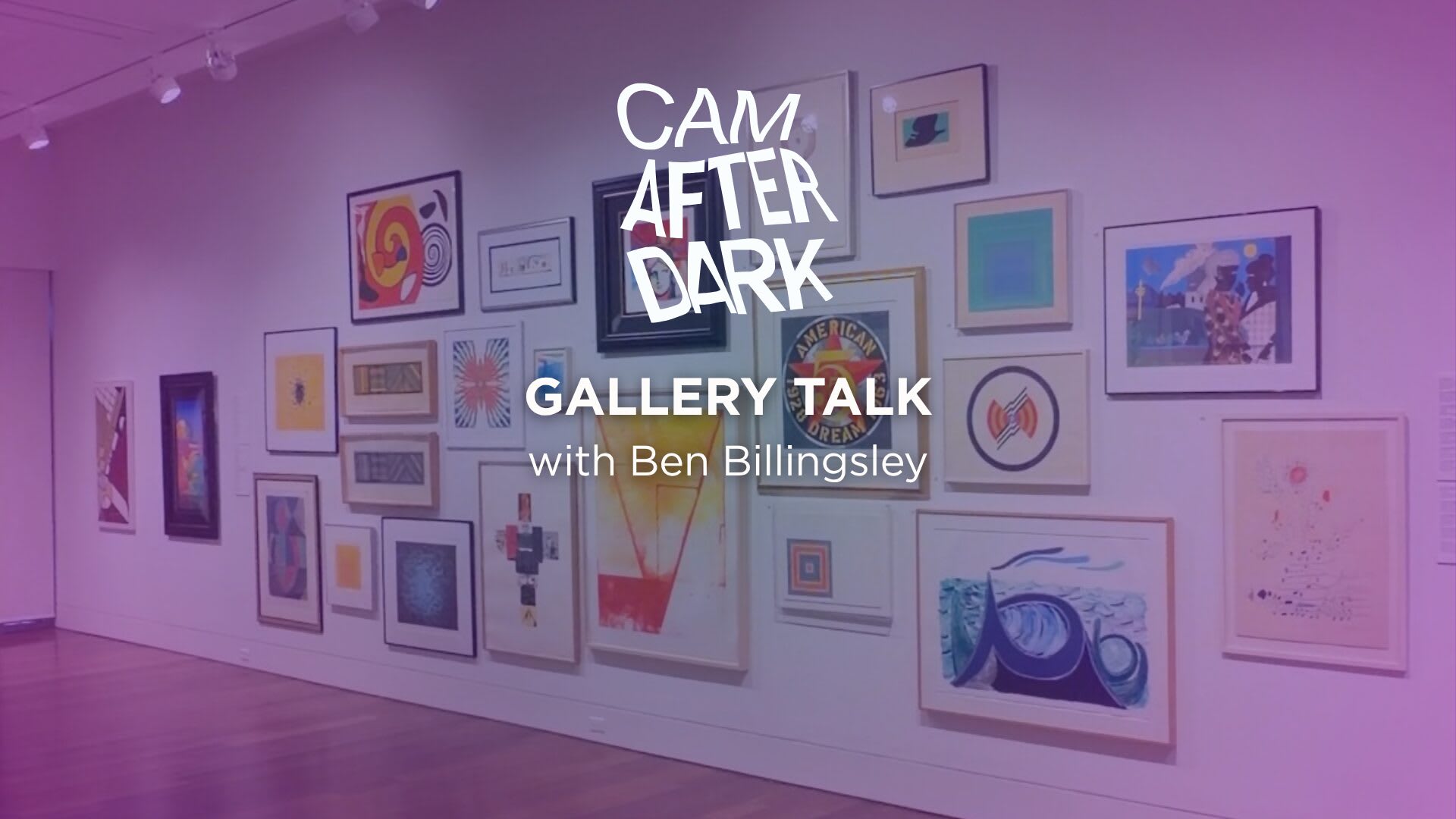 CAM After Dark: CAM Collection Gallery Talk with Ben Billingsley