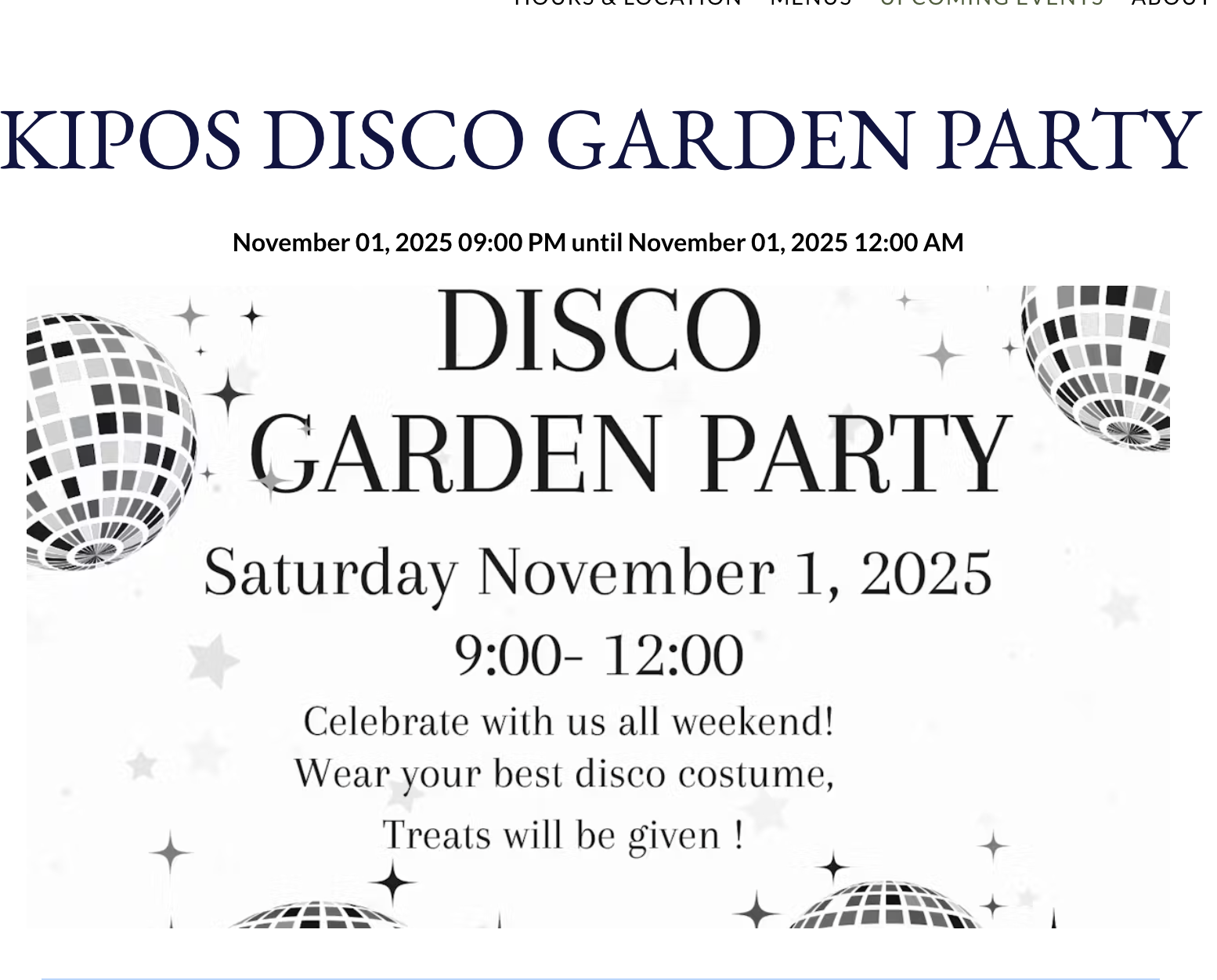 Disco Garden Party