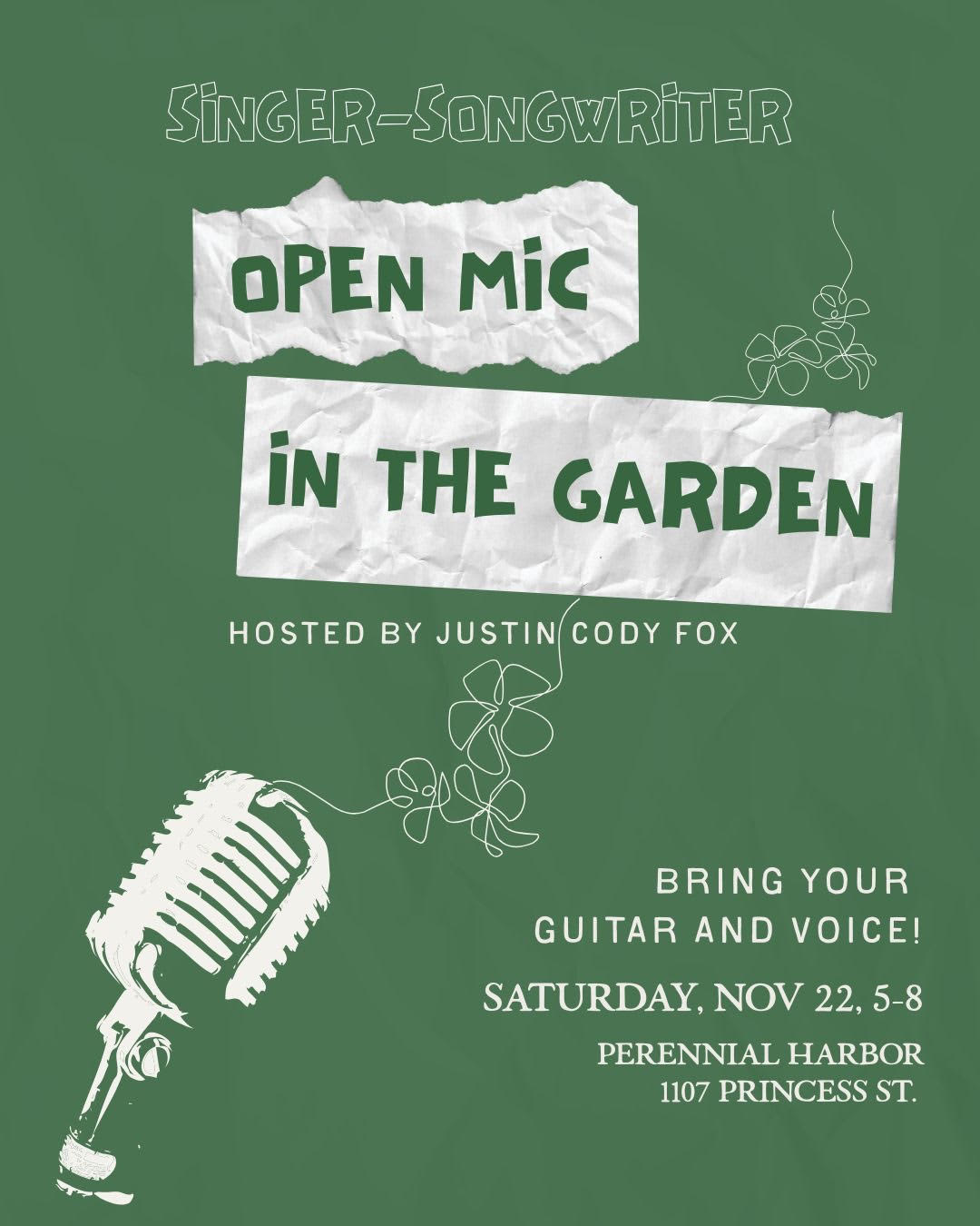 Open Mic Night in the Garden