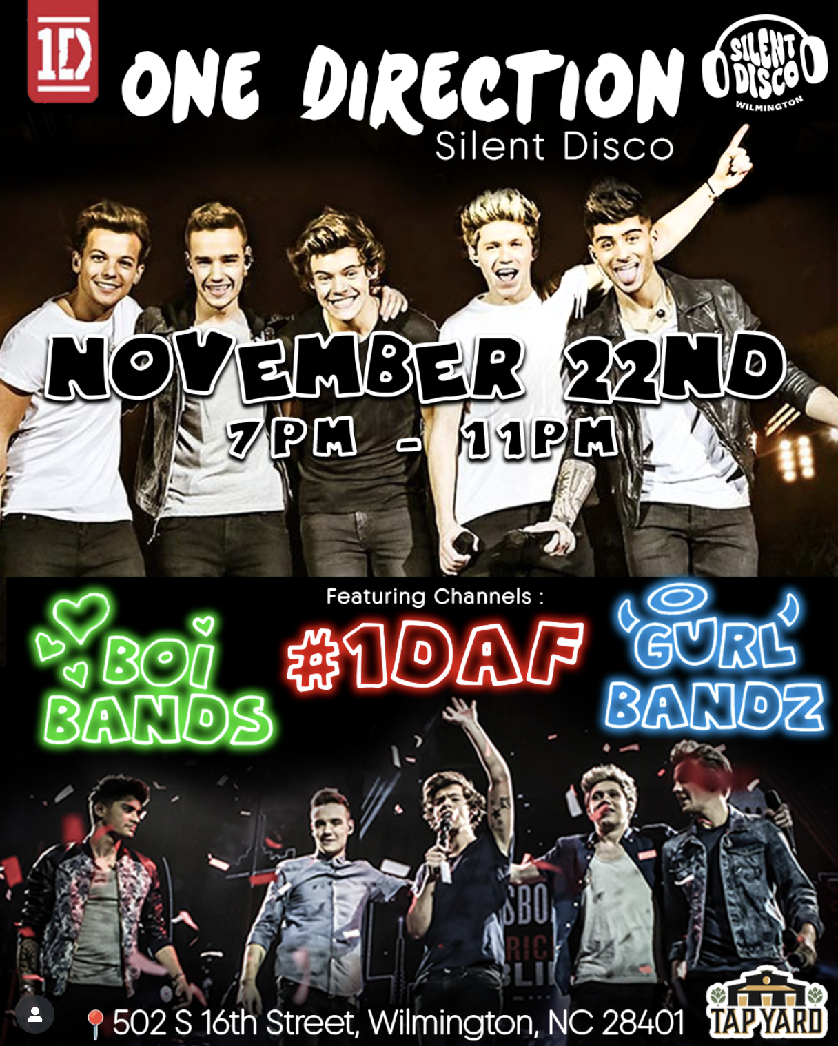 One Direction Silent Disco