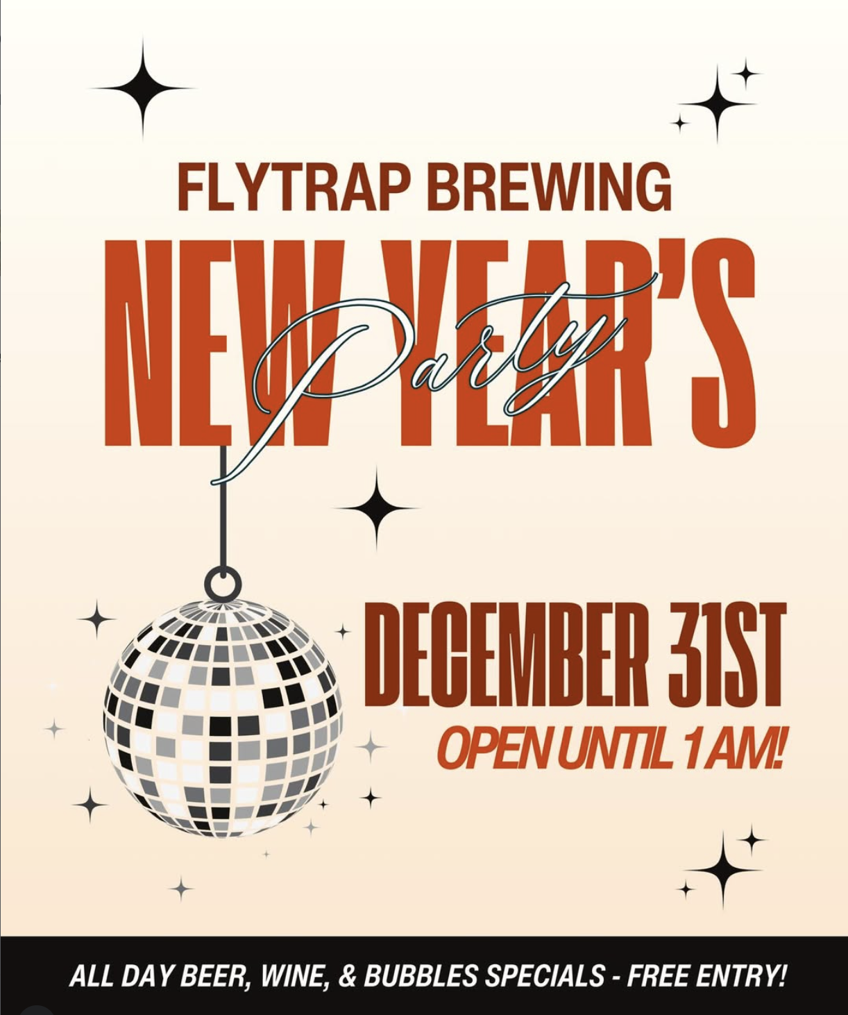 Flytrap Brewing NYE