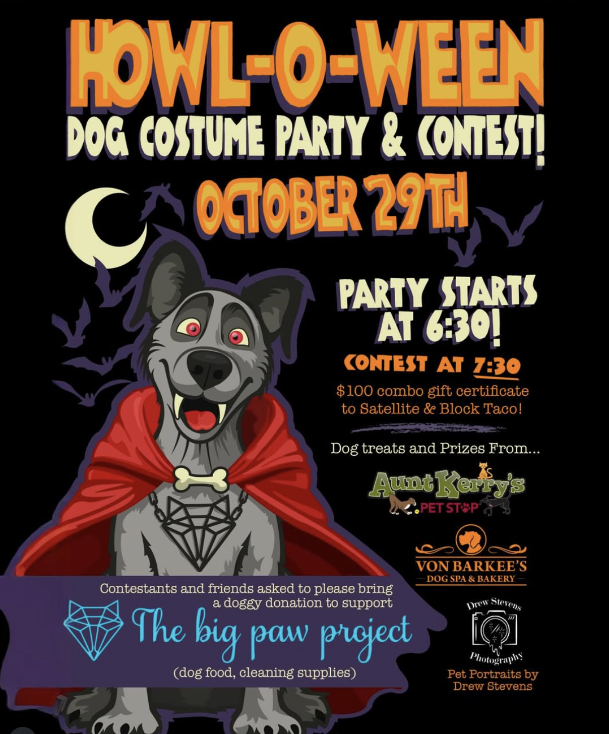 Howl-o-ween Dog Costume Party and Contest 