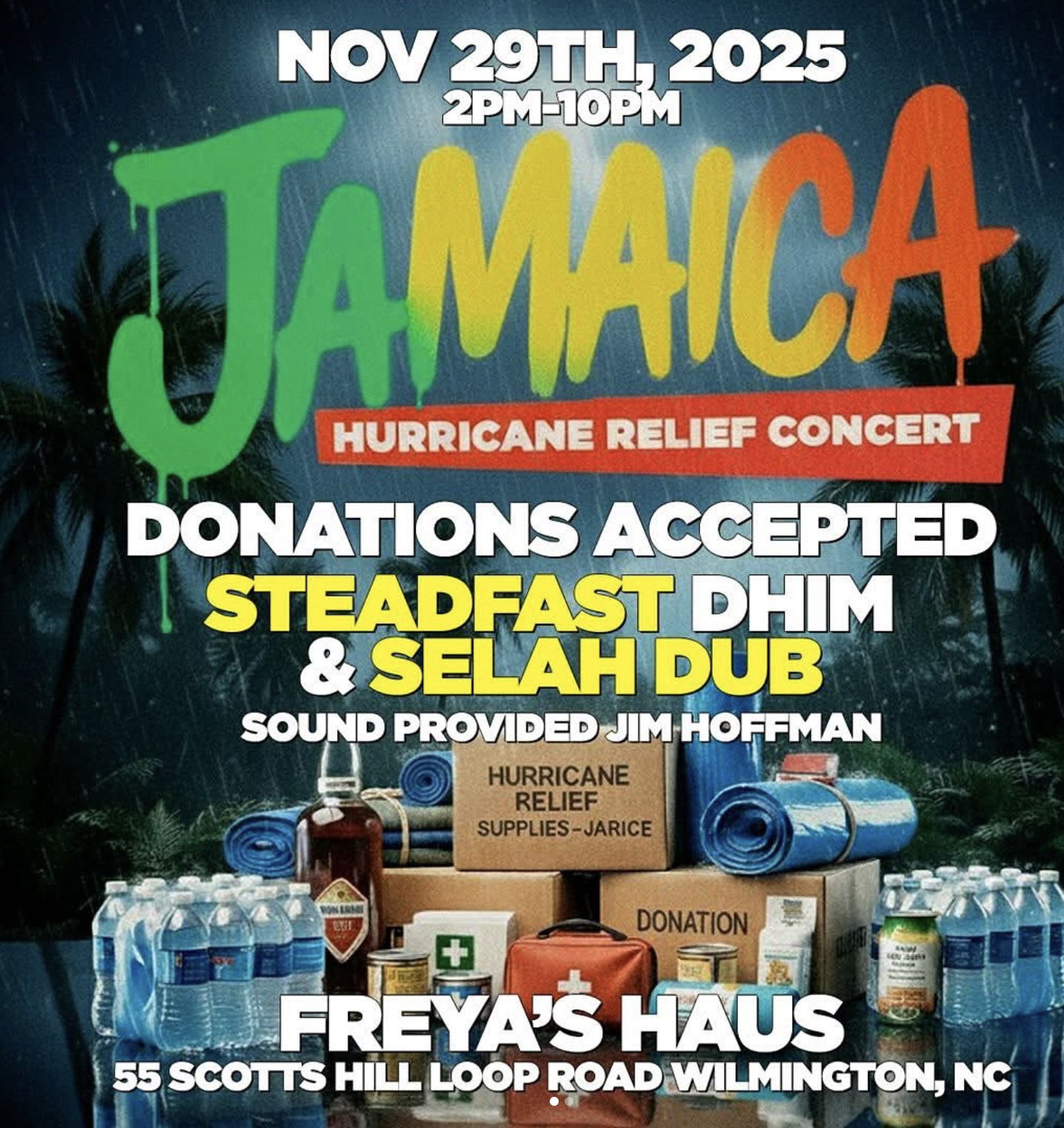 Jamacia Hurricane Releif Concert