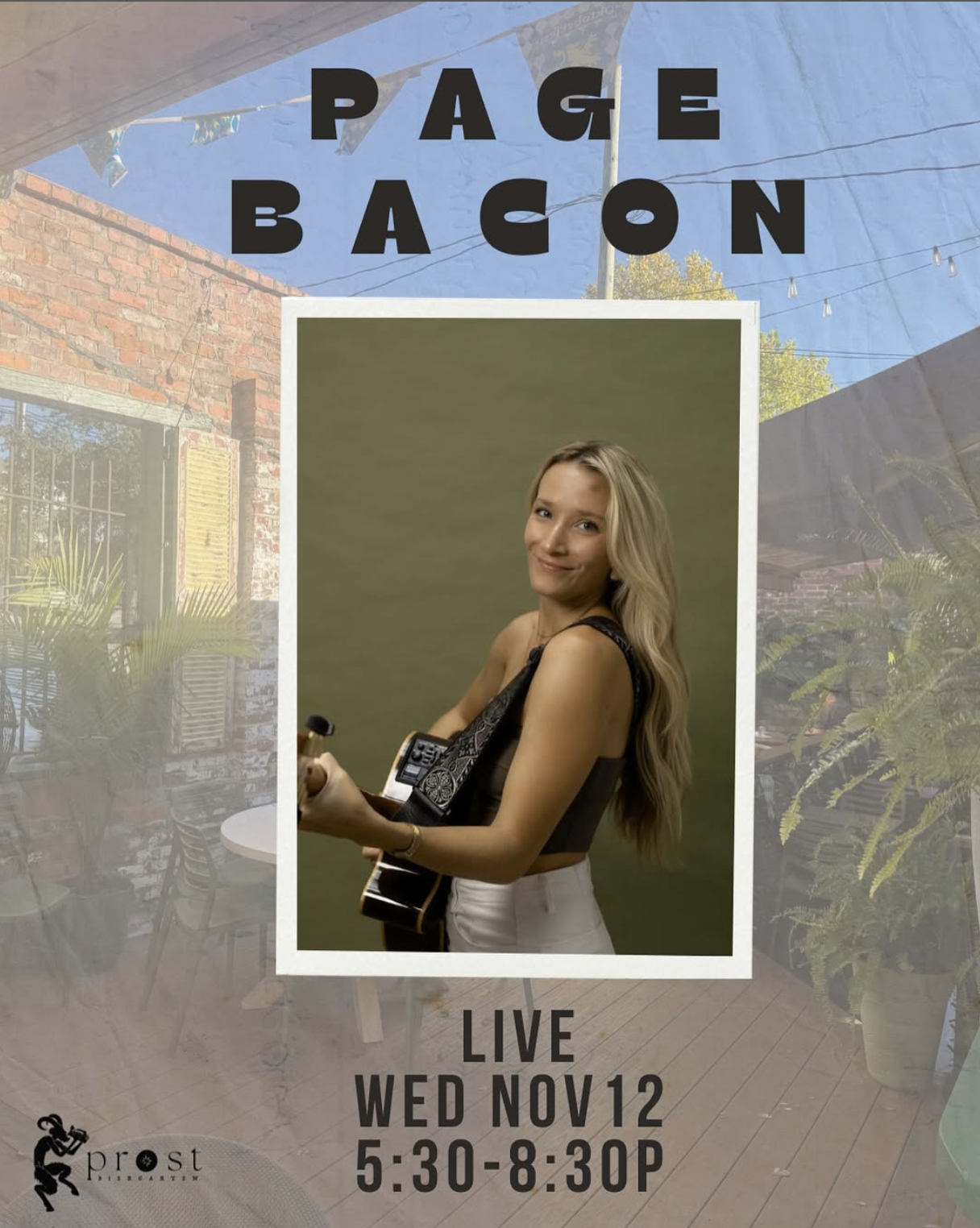 Live Music: Paige Bacon