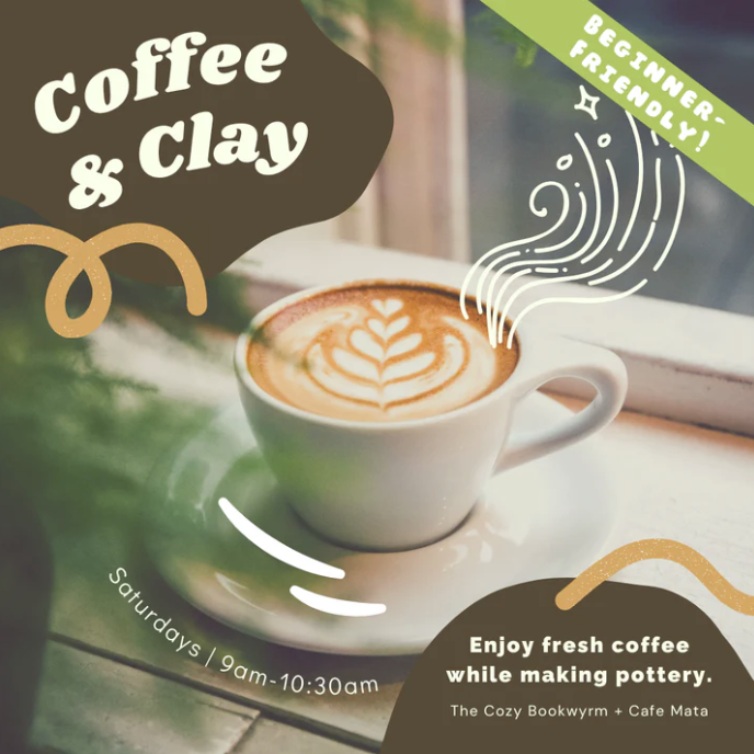 Coffee & Clay Pottery Wheel Class