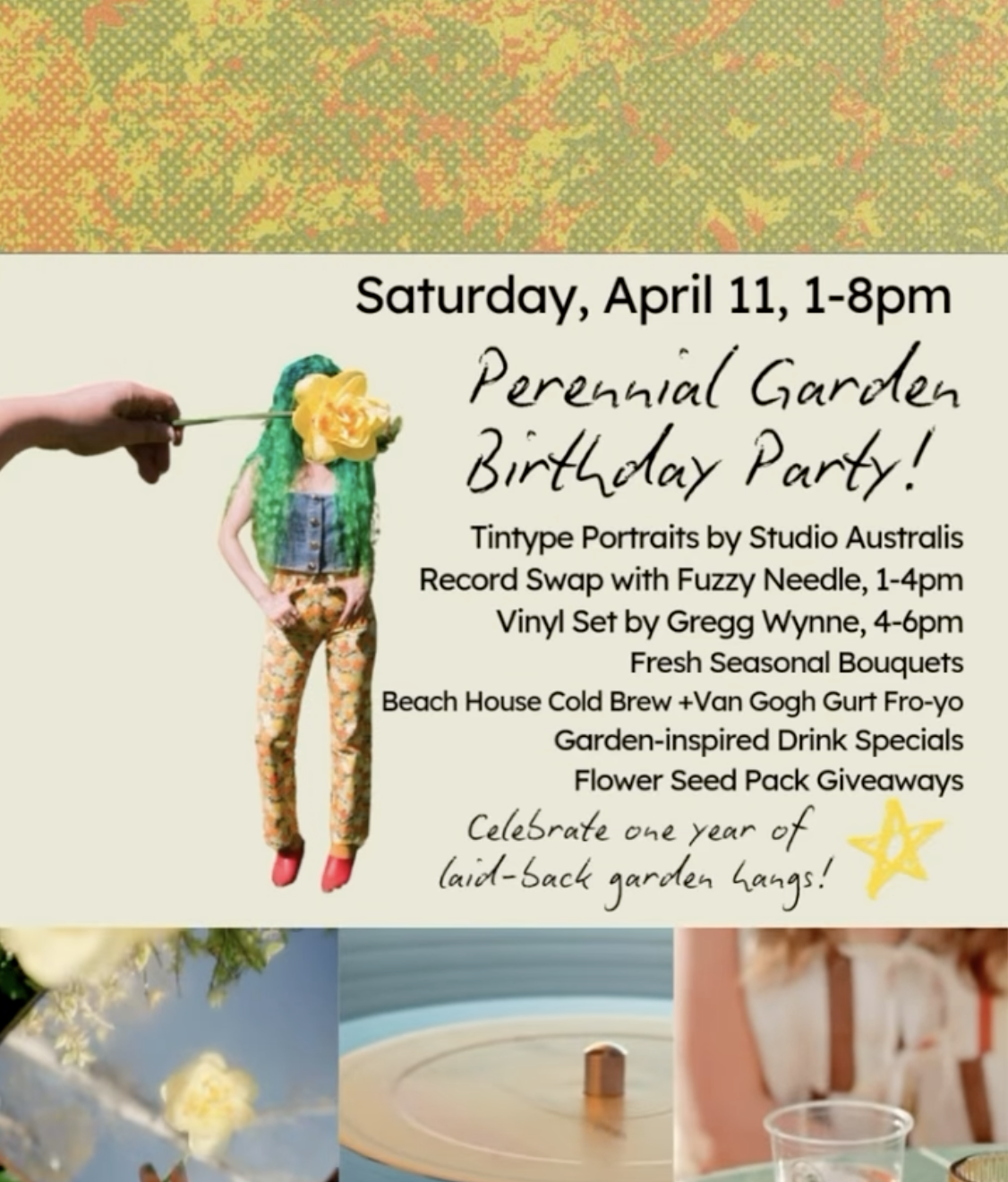 Perennial 1 Year Birthday Party