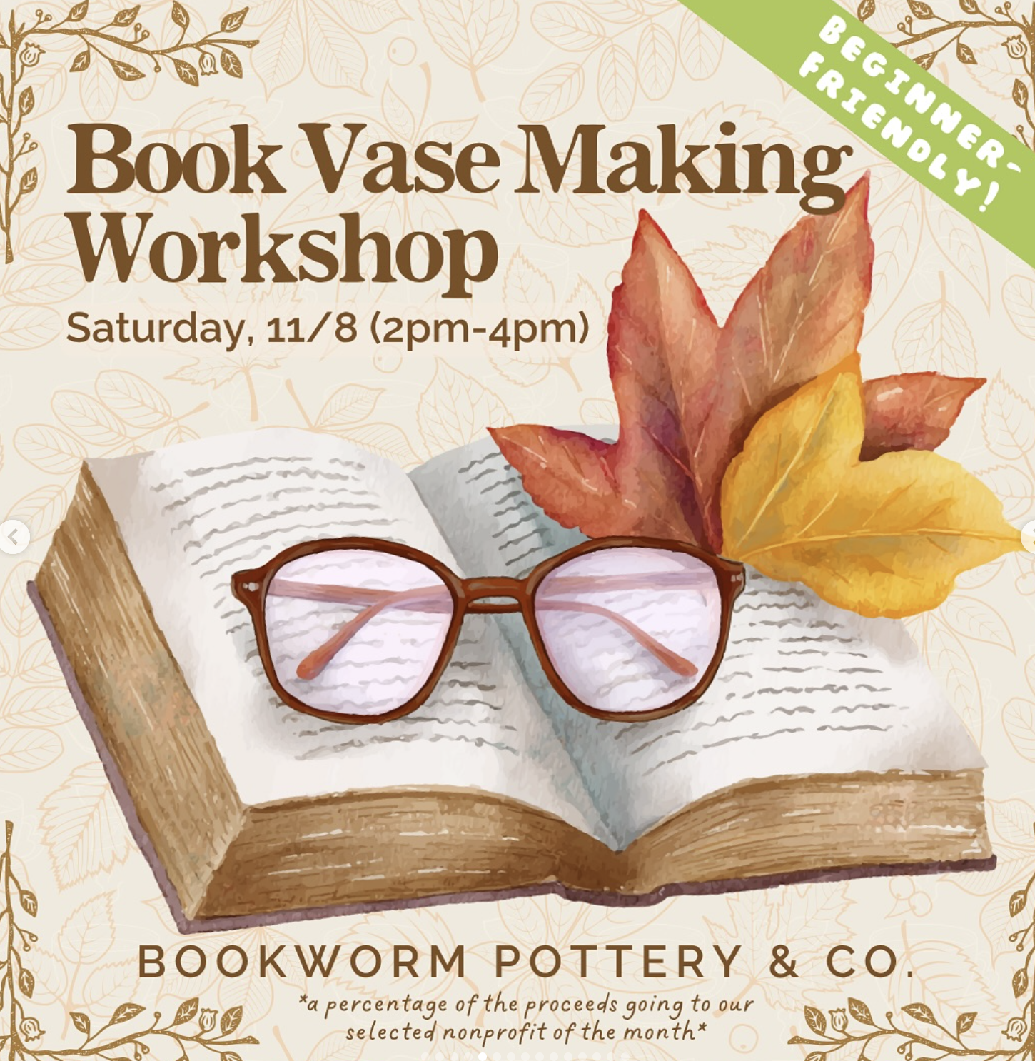 Book Vase Making Workshop