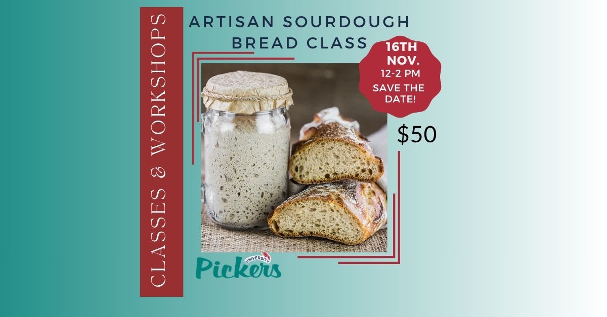 Artisan Sourdough Bread: November Class