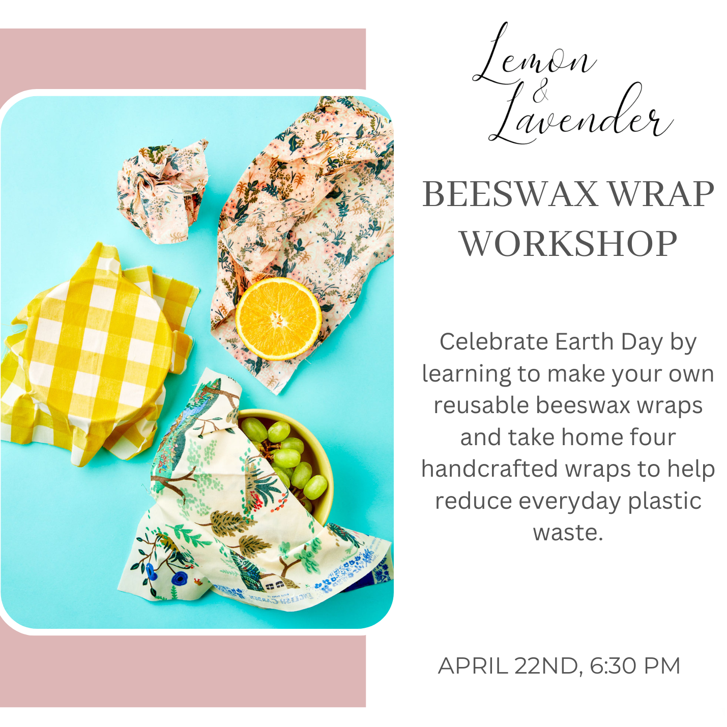 Beeswax Wrap Workshop