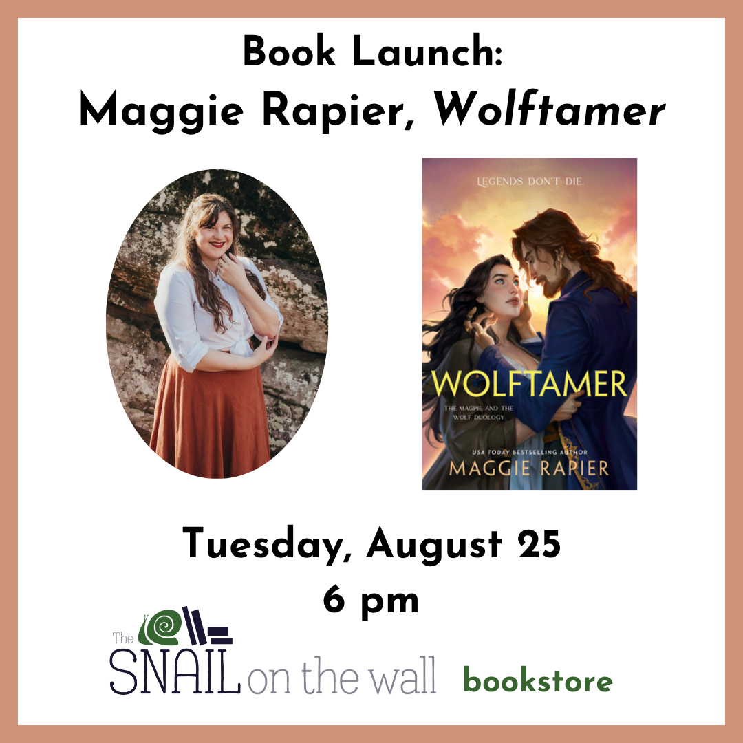Book Launch: Maggie Rapier, Wolftamer