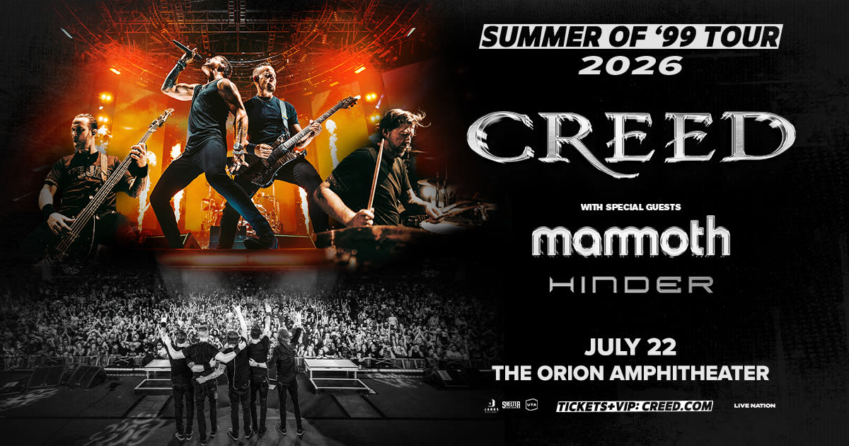 Creed: Summer of '99 Tour with Mammoth & Hinder