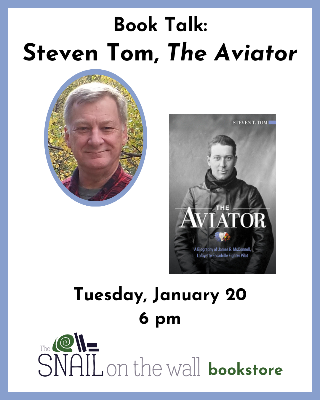Book Talk: Steven Tom, The Aviator