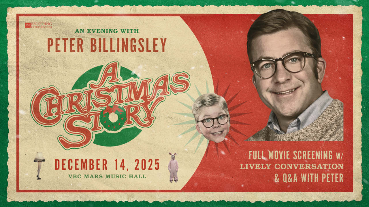 An Evening with Peter Billingsley & A Christmas Story