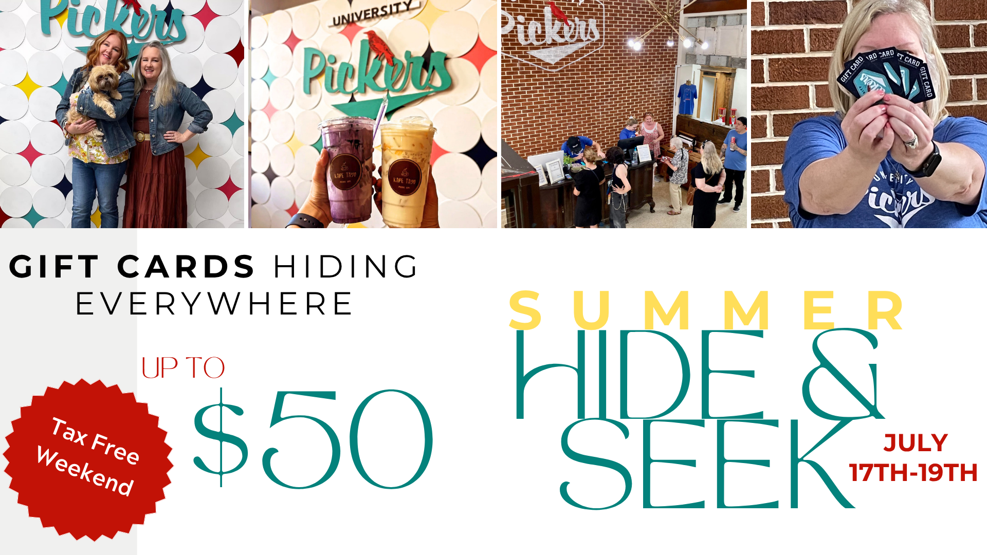 Summer Hide and Seek Gift Card Scavenger Hunt