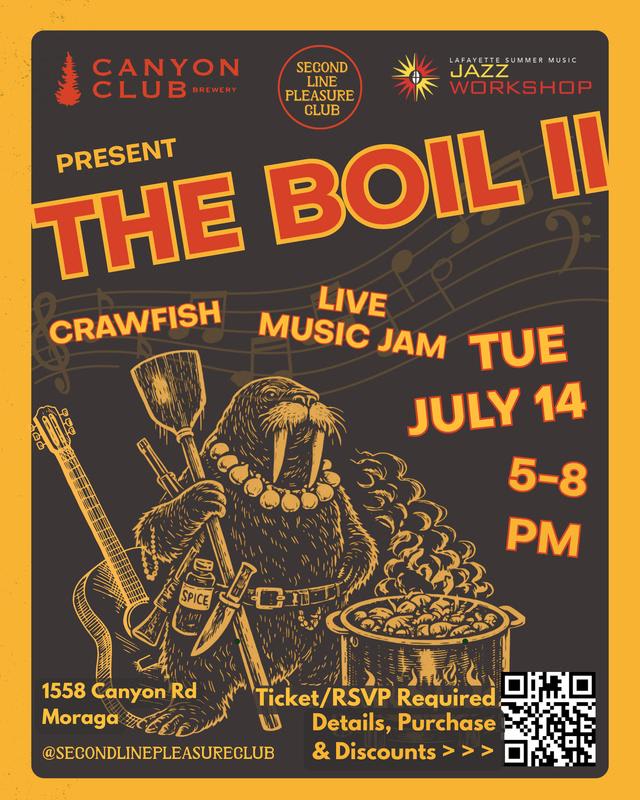 Crawfish Boil by Second Line Pleasure Club with Live Jazz!