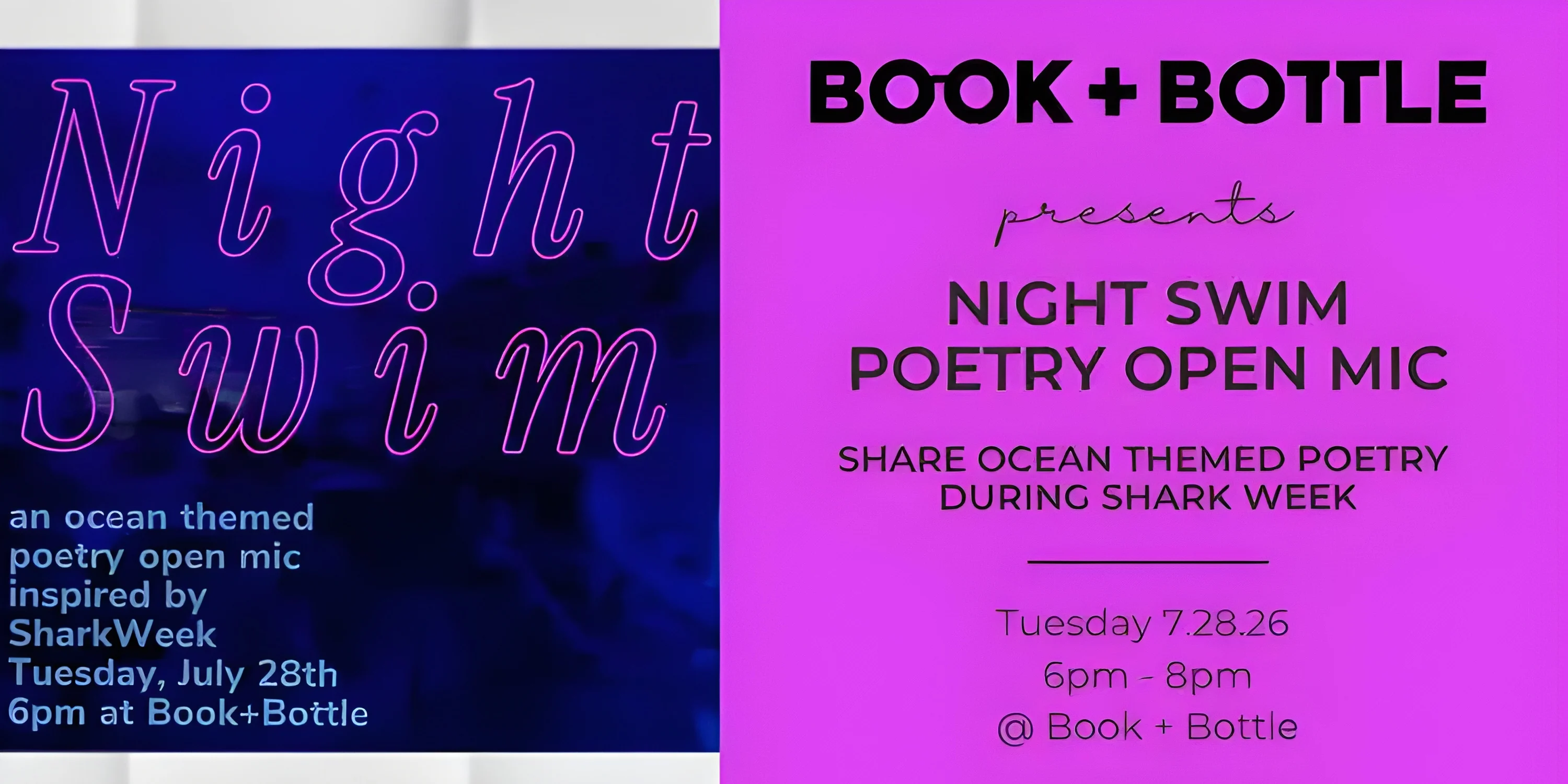 Night Swim: An Ocean Themed Poetry Open Mic