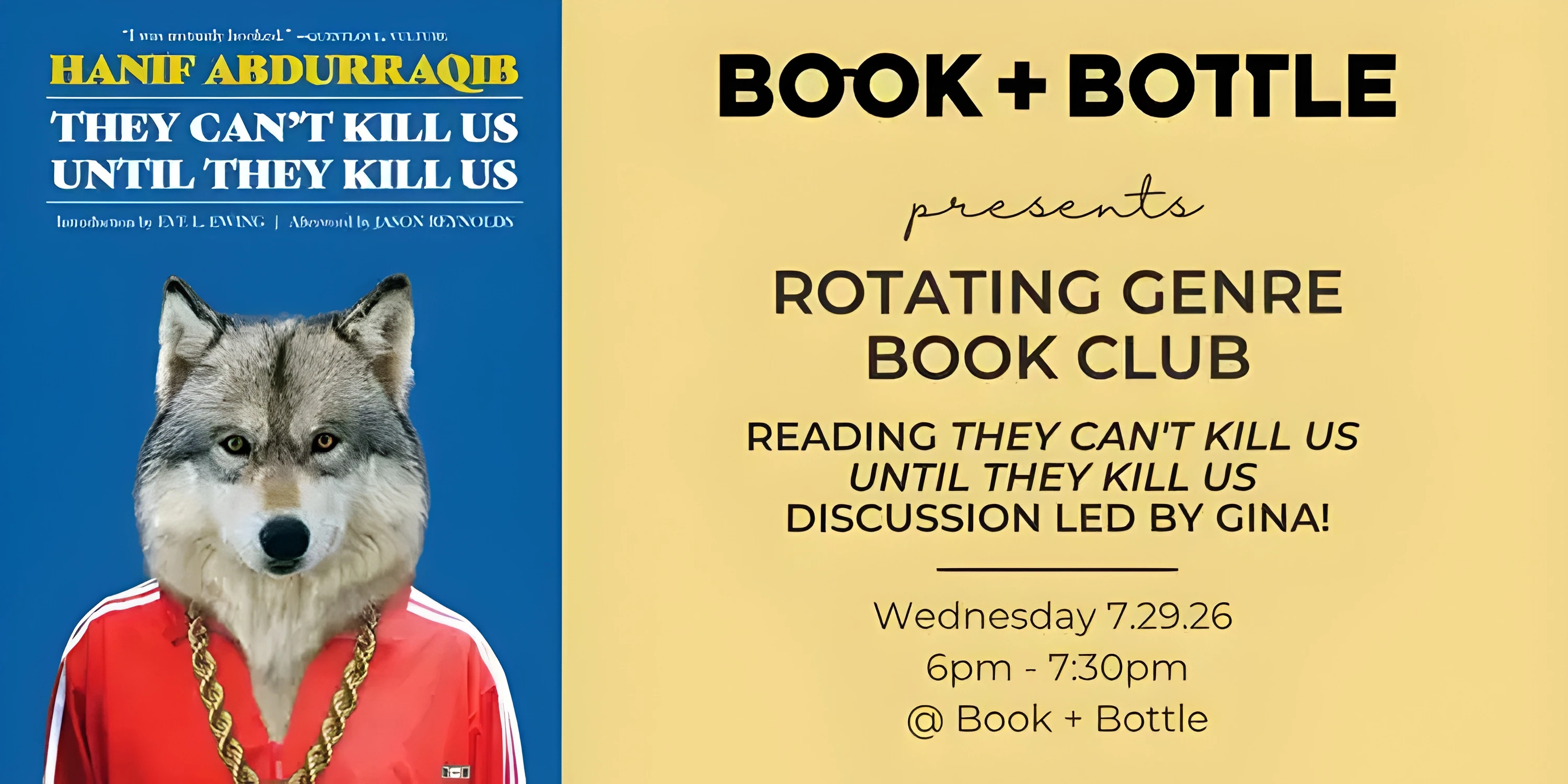 Rotating Genre Book Club!