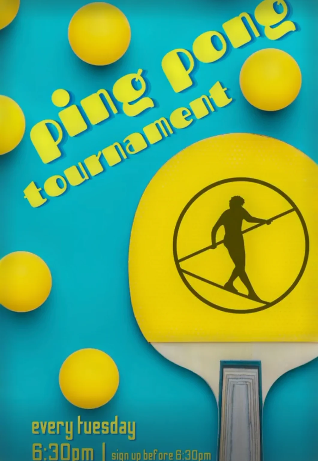 Weekly Ping Pong Tournament