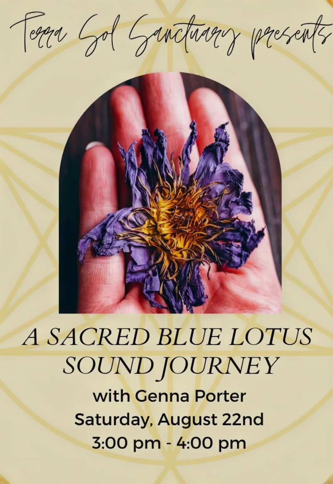 A Sacred Blue Lotus Sound Journey