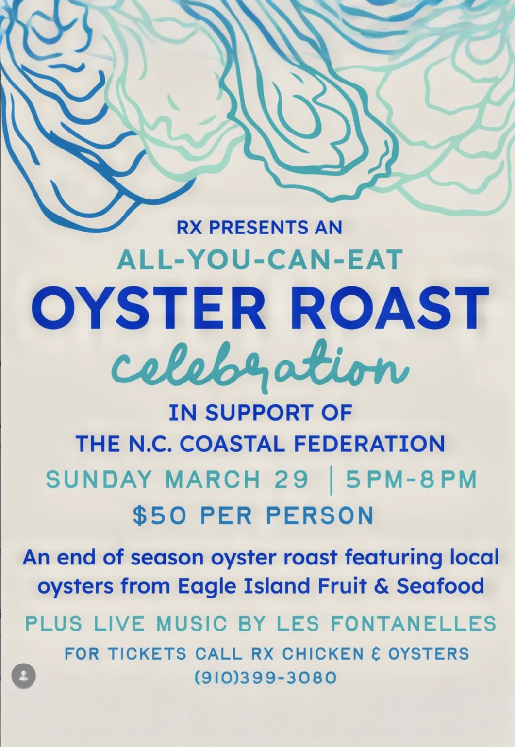 All-you-can-eat Oyster Roast 