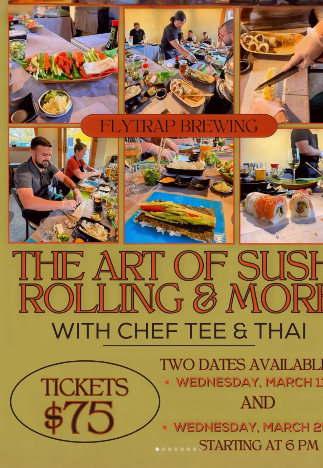 The Art of Sushi Rolling & More