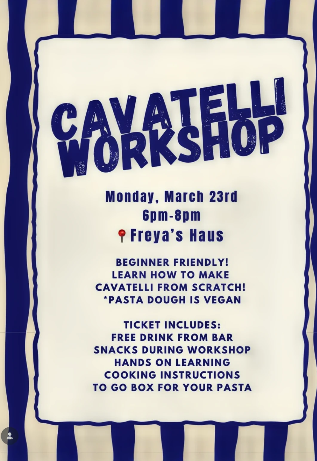 Cavatelli Workshop