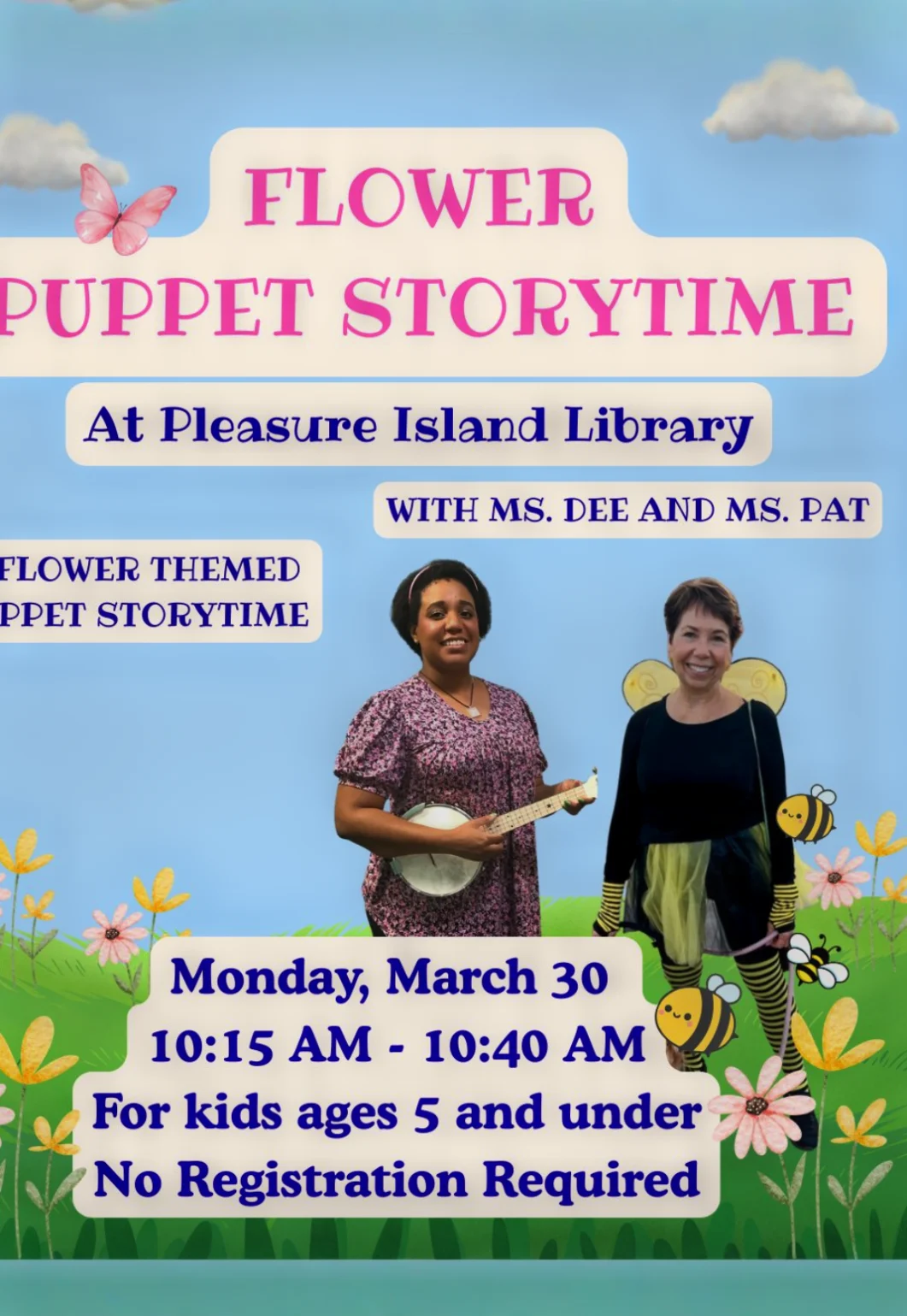 Flower Puppet Storytime 