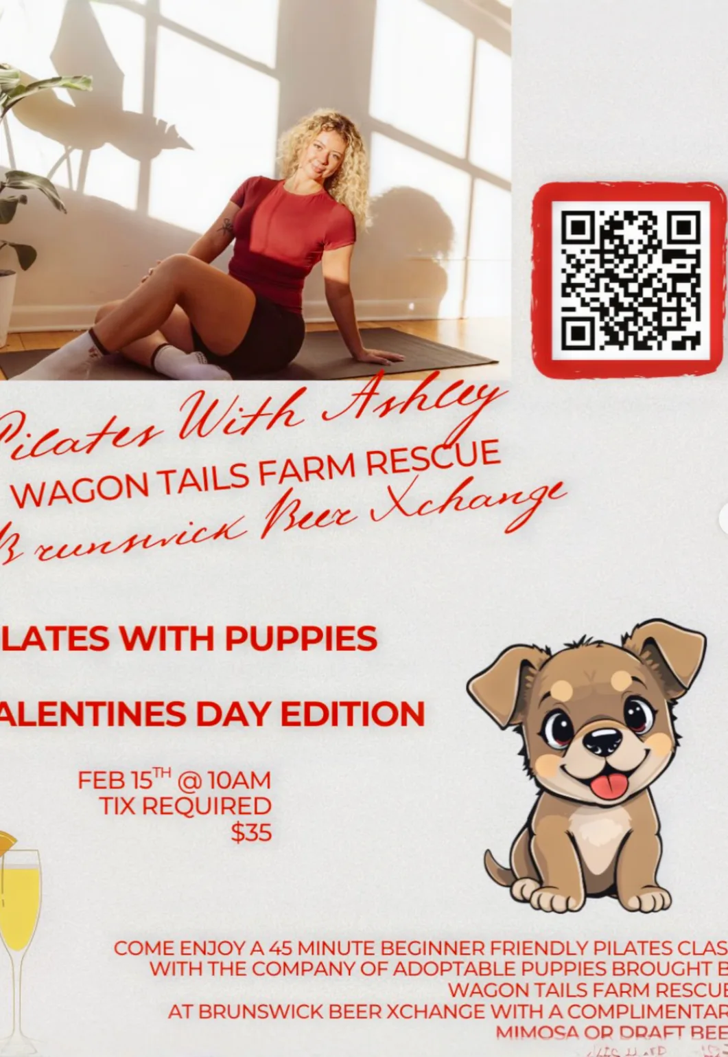 Pilates with Puppies