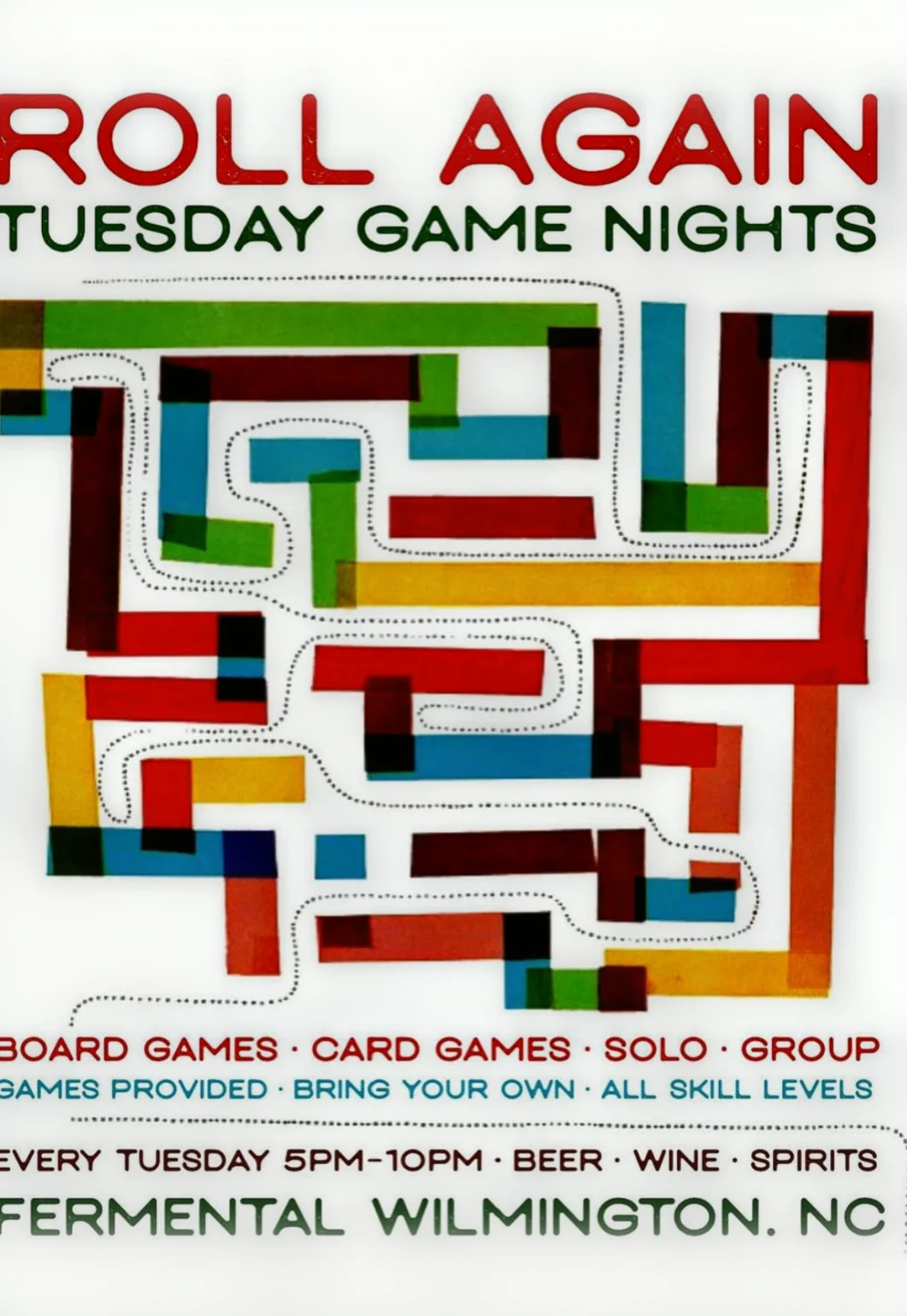 ROLL AGAIN: Tuesday Game Night at Fermental