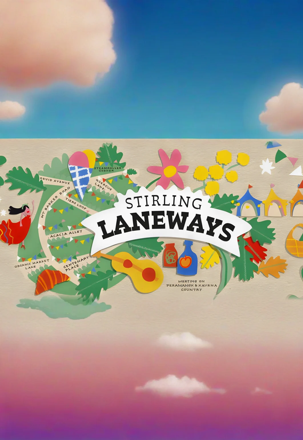 Stirling Laneways December | Glitter and Gold!