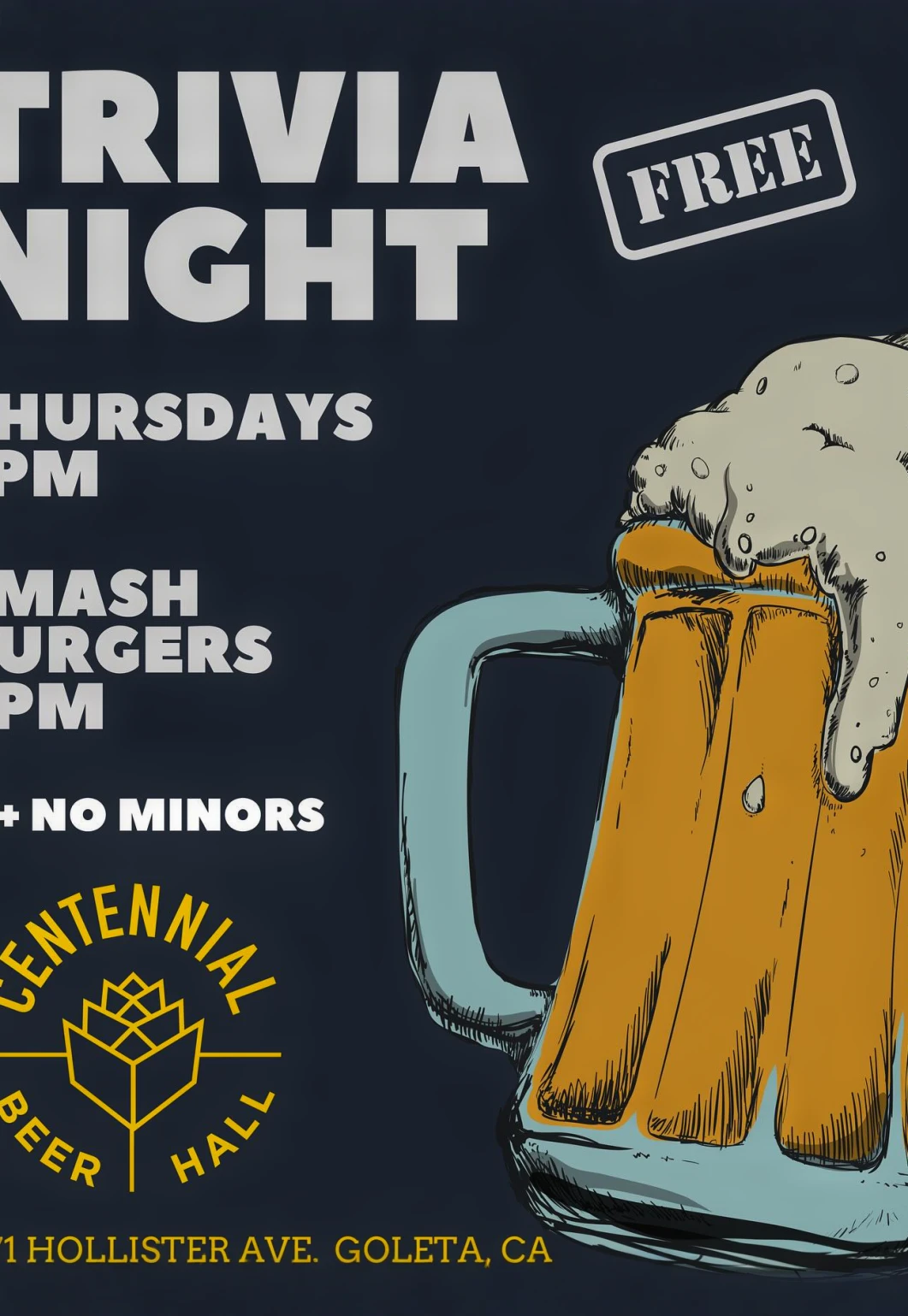 Trivia Night @ Centennial Beer Hall Goleta