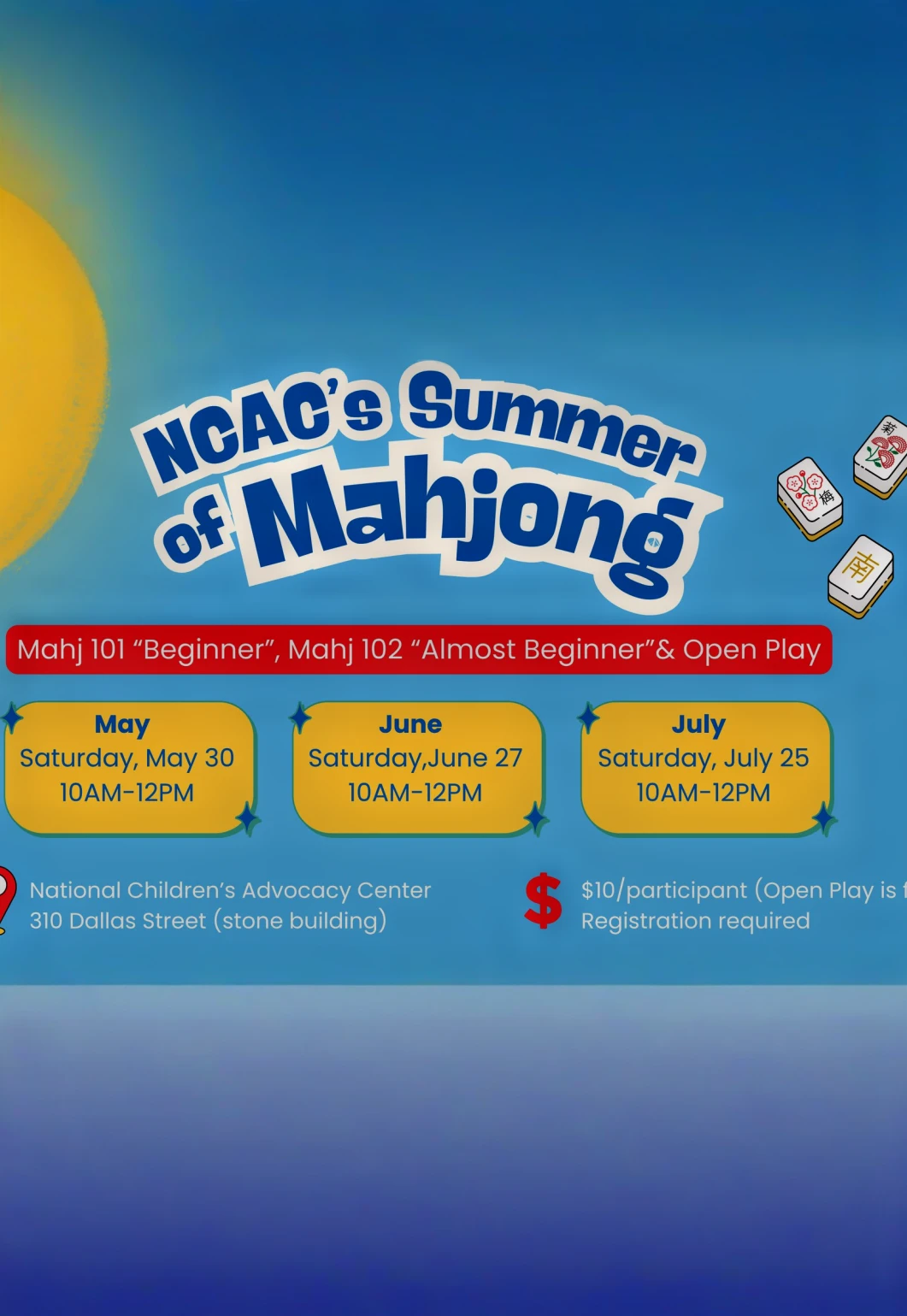NCAC's Summer of Mahjong