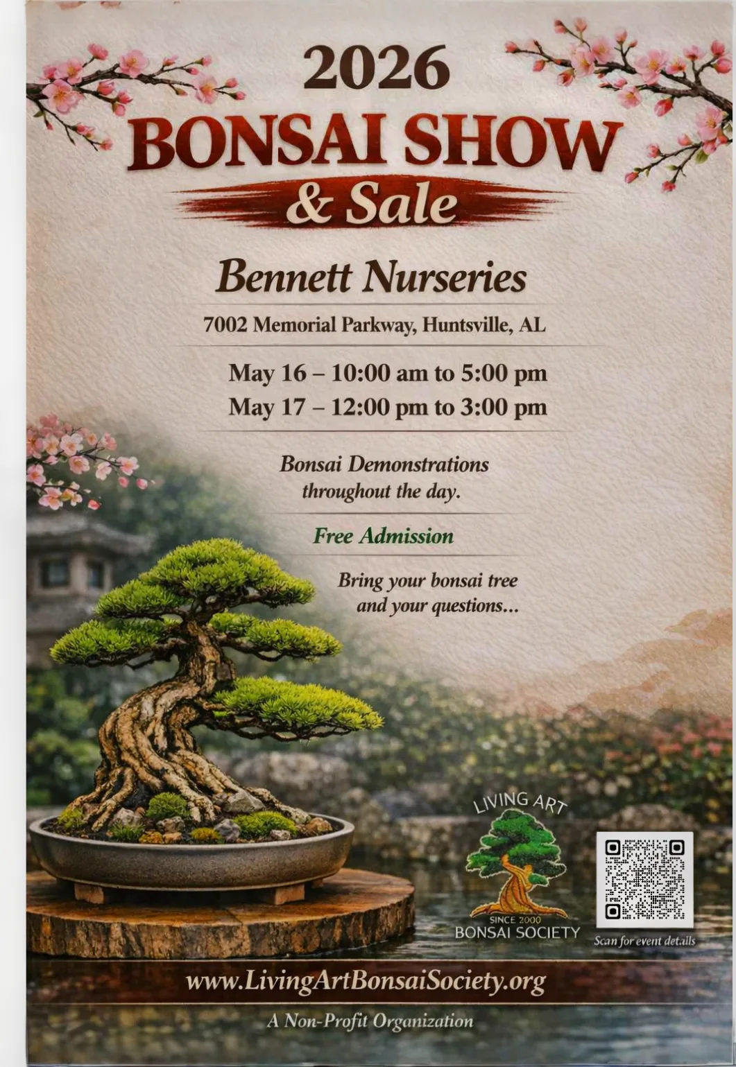 Living Art Bonsai Society Annual Show 2026