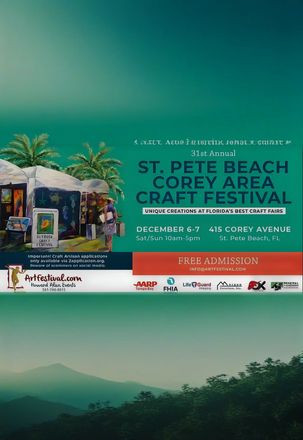 The St Pete Beach Corey Area Craft Festival