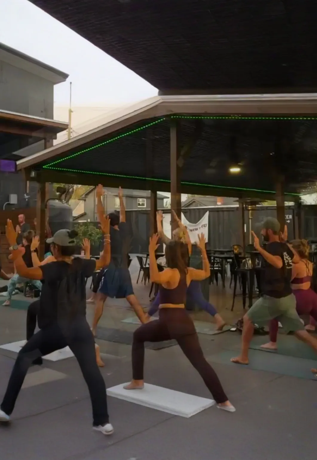 Yogalates; Yoga, Core & Pour; at Outcast Brewery