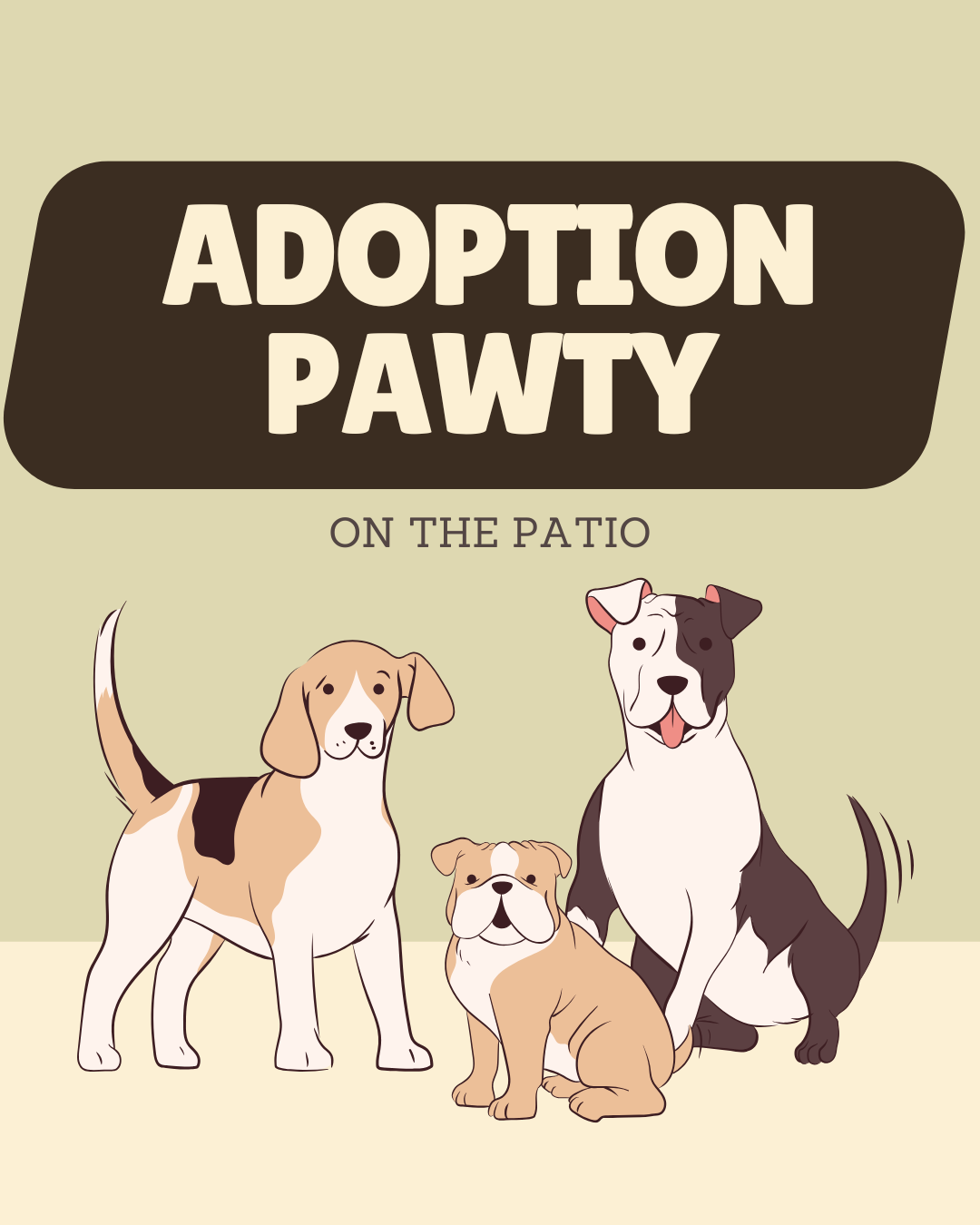 Adoption Pawty on the Patio at Point Nine