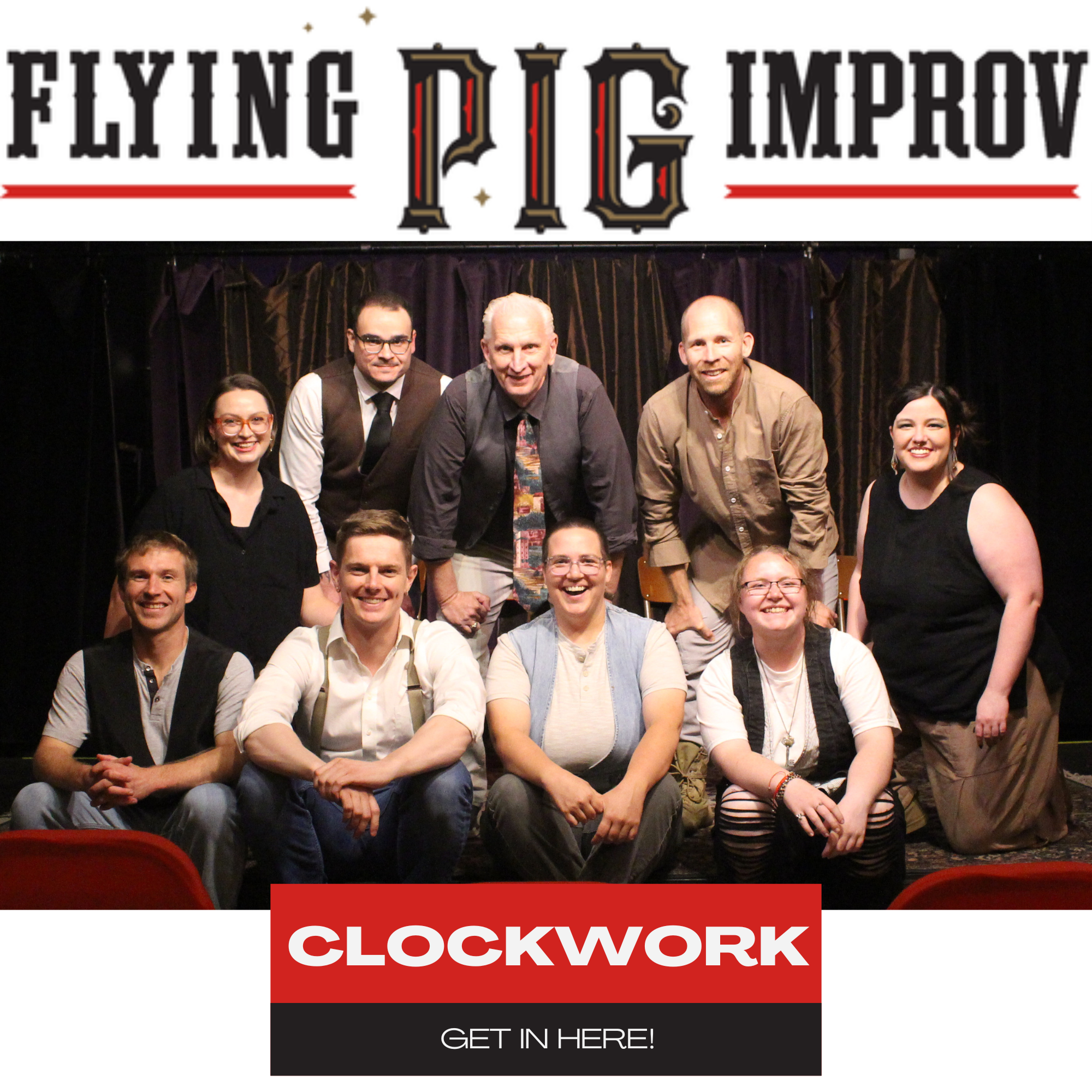 Live Improv Comedy at Flying Pig Improv
