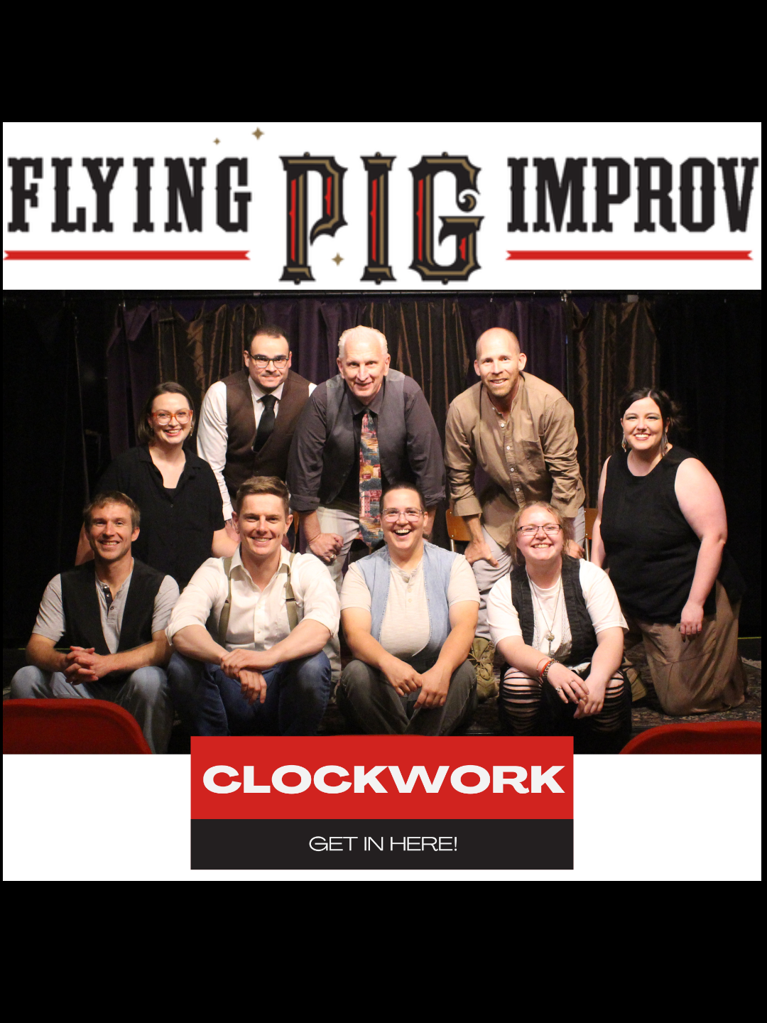 Live Improv Comedy at Flying Pig Improv
