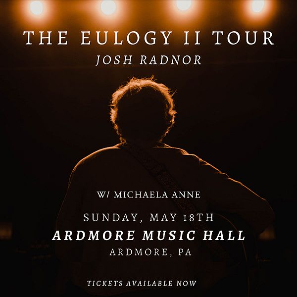 Josh Radnor - The Eulogy II Tour