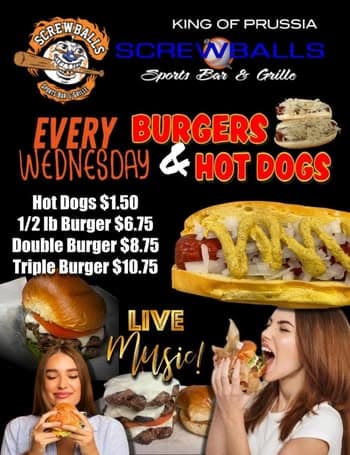 BURGERS AND DOGS!