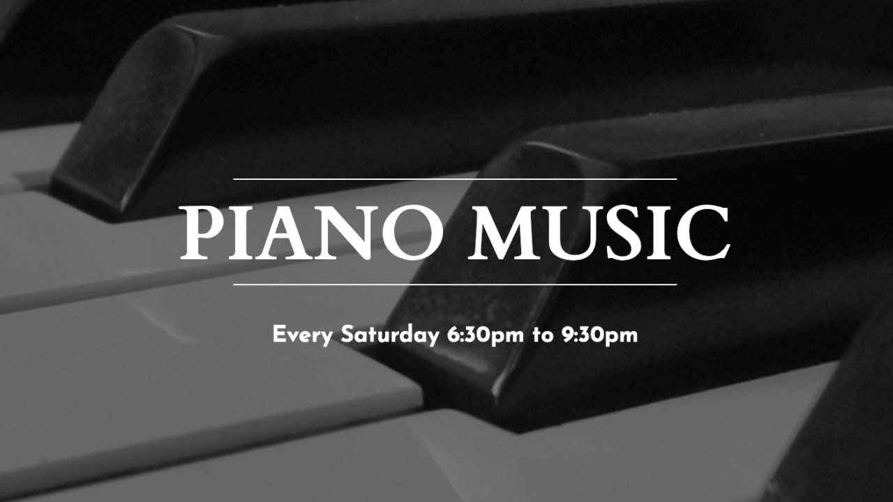 Live Piano Music