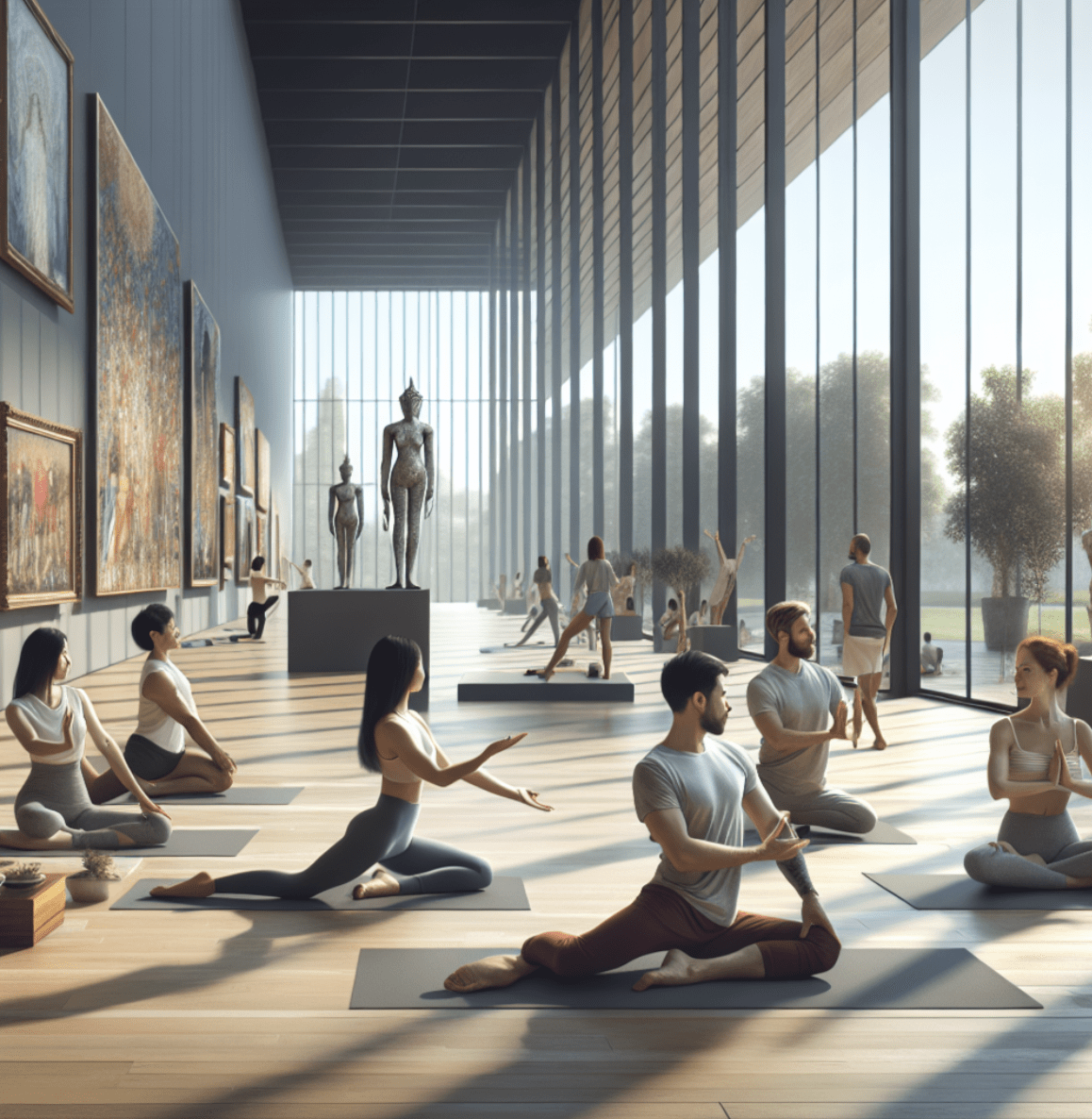 Yoga in the Galleries