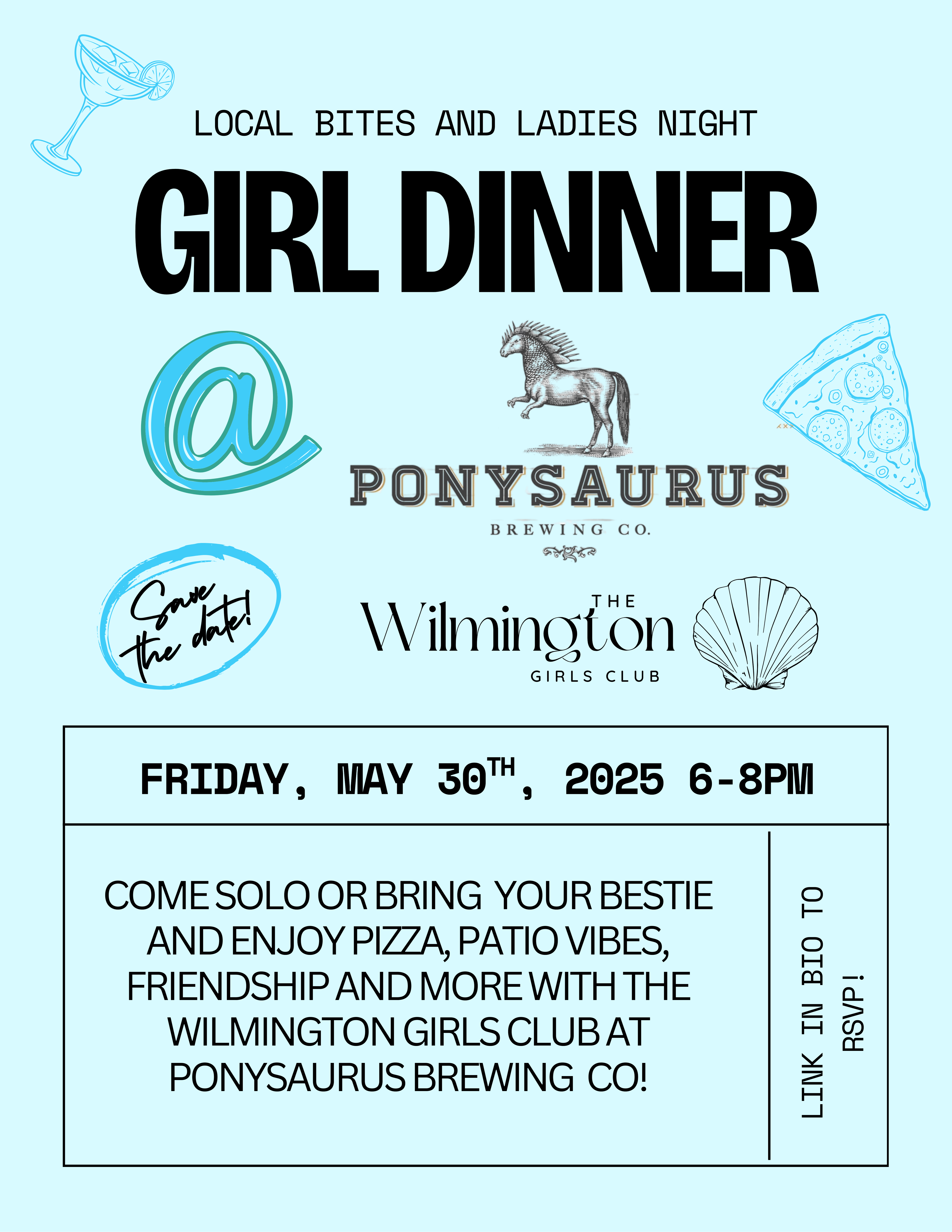 WGC Girl Dinner at Ponysaurus