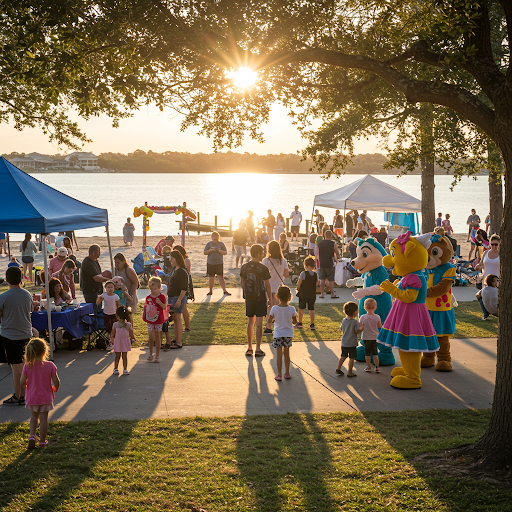 Family Night at Carolina Beach Lake